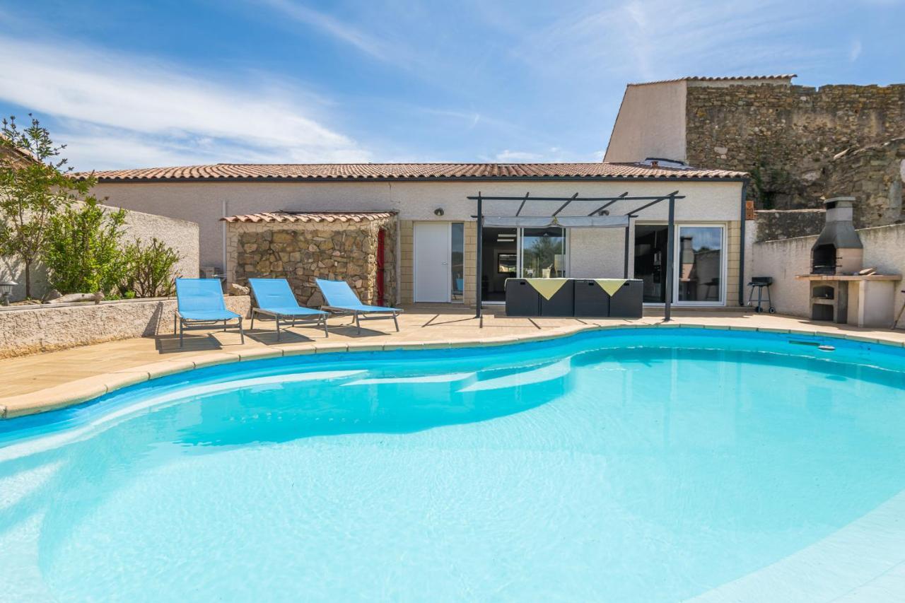 Villa Avec Piscine Et Jaccuzy Bize-Minervois Exterior foto