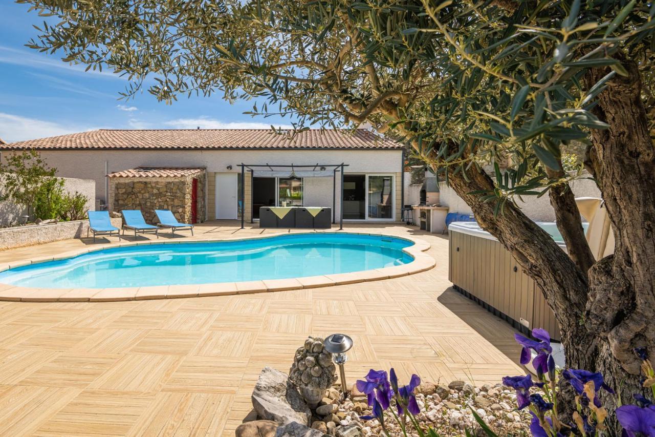 Villa Avec Piscine Et Jaccuzy Bize-Minervois Exterior foto