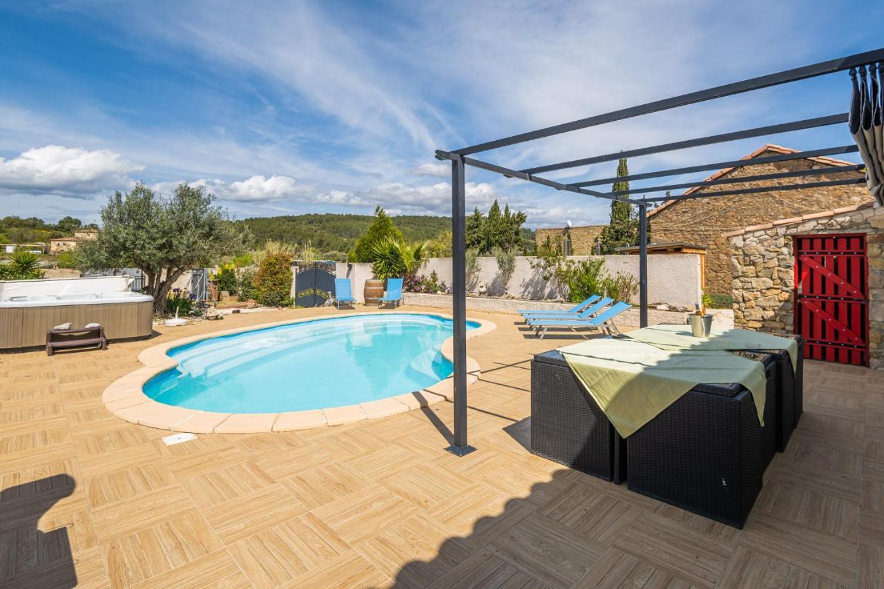 Villa Avec Piscine Et Jaccuzy Bize-Minervois Exterior foto